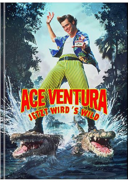 Ace Ventura - Jetzt wird's wild  - Limited Edition (DVD+Blu-ray Disc) - Mediabook - Cover A