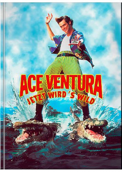 Ace Ventura - Jetzt wird's wild  - Limited Edition (DVD+Blu-ray Disc) - Mediabook - Cover D