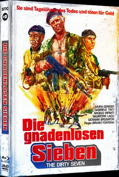 Die gnadenlosen Sieben - Limited Uncut 222 Edition (DVD+Blu-ray Disc+CD) - Mediabook - Cover A