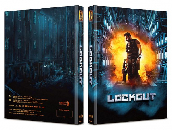 Lockout - Limited 222 Edition (DVD+Blu-ray Disc) - Mediabook - Cover B