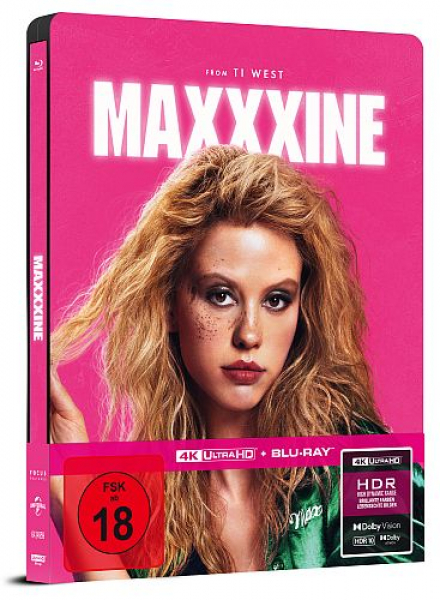 MaXXXine - Limited Uncut Edition (4K UHD+Blu-ray Disc) - Limited Steelbook Edition