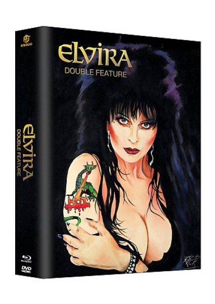 Elvira Double Feature - Limited 150 Edition (DVD+Blu-ray Disc) - Mediabook - Cover A