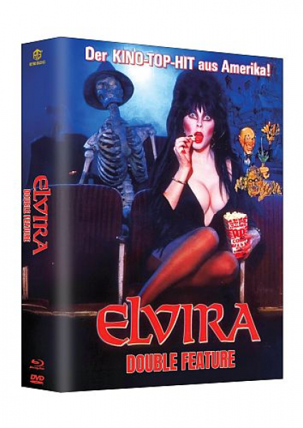 Elvira Double Feature - Limited 150 Edition (DVD+Blu-ray Disc) - Mediabook - Cover B