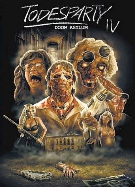 Todesparty IV - Doom Asylum - Limited Uncut 333 Edition (DVD+Blu-ray Disc) - Mediabook - Cover A
