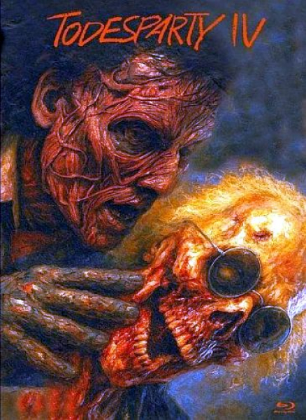 Todesparty IV - Doom Asylum - Limited Uncut 333 Edition (DVD+Blu-ray Disc) - Mediabook - Cover B