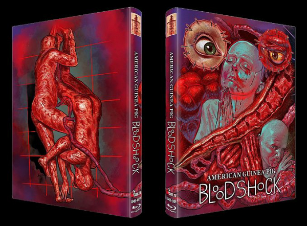 American Guinea Pig: Bloodshock - Limited Uncut 333 Edition (2x Blu-ray Disc) - Mediabook - Cover A