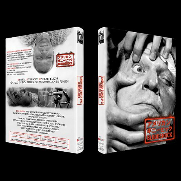 American Guinea Pig: Bloodshock - Limited Uncut 111 Edition (2x Blu-ray Disc) - Mediabook - Cover D