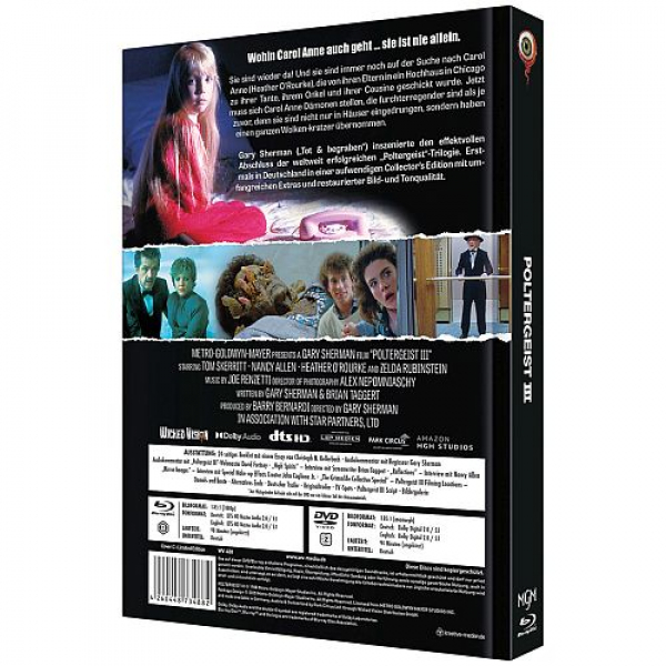 Poltergeist 3 - Limited Uncut Edition (DVD+Blu-ray Disc) - Mediabook - Cover C