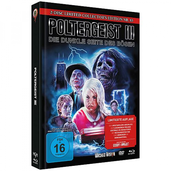 Poltergeist 3 - Limited Uncut Edition (DVD+Blu-ray Disc) - Mediabook - Cover E