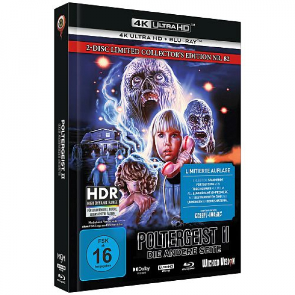 Poltergeist 2 - Limited Uncut Edition (4K UHD+Blu-ray Disc) - Cover F
