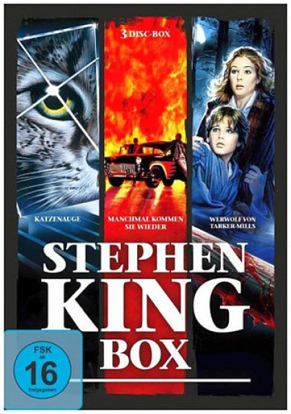 Stephen King Box (Katzenauge, Manchmal kommen sie wieder, Der Werwolf von Tarker Mills) (3 DVDs)