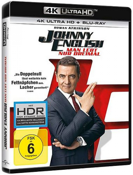 Johnny English - Man lebt nur dreimal - 4K (4K UHD+Blu-ray Disc)