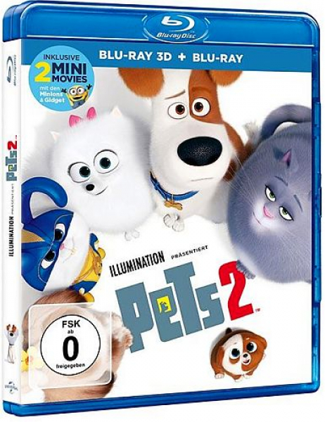 Pets 2 - 3D (Blu-ray Disc)