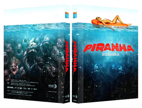 Piranha - Limited Uncut 111 Edition (DVD+Blu-ray Disc) - Mediabook - Cover C