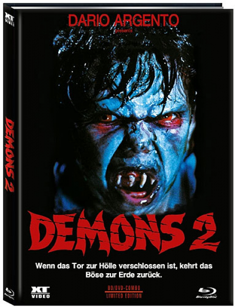 Demons 2 - Dämonen 1 - Limited Uncut 1000 Edition - (DVD+Blu-ray Disc) - Mediabook - Cover B