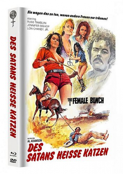 The Female Bunch - Des Satans Heisse Katzen - Limited Uncut 200 Edition (DVD+Blu-ray Disc) - Mediabook - Cover A