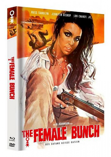 The Female Bunch - Des Satans Heisse Katzen - Limited Uncut 150 Edition (DVD+Blu-ray Disc) - Mediabook - Cover B