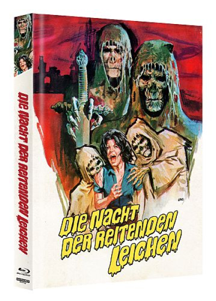 Die Nacht der reitenden Leichen - Limited Uncut 500 Edition (4K UHD+Blu-ray Disc) - Mediabook - Cover B