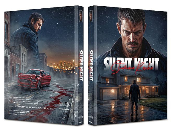 Silent Night - Stumme Rache - Limited 222 Edition (4K UHD+Blu-ray Disc) - Mediabook - Cover B