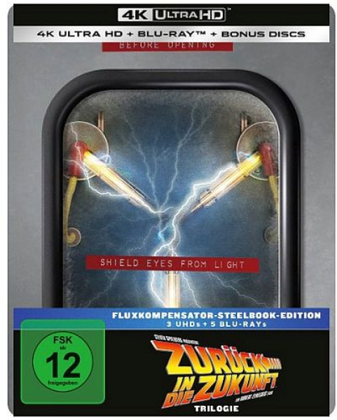Zurück in die Zukunft - Trilogy (4K UHD+Blu-ray Disc) - Fluxkompensator - Limited Steelbook Edition
