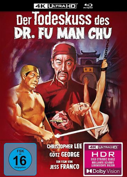 Der Todeskuss des Dr. Fu Man Chu - Limited Edition (4K UHD+Blu-ray Disc) - Mediabook