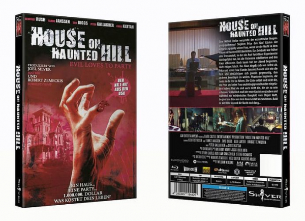 House on Haunted Hill - Limited 69 Edition (Blu-ray Disc) - Harbox - Cover A