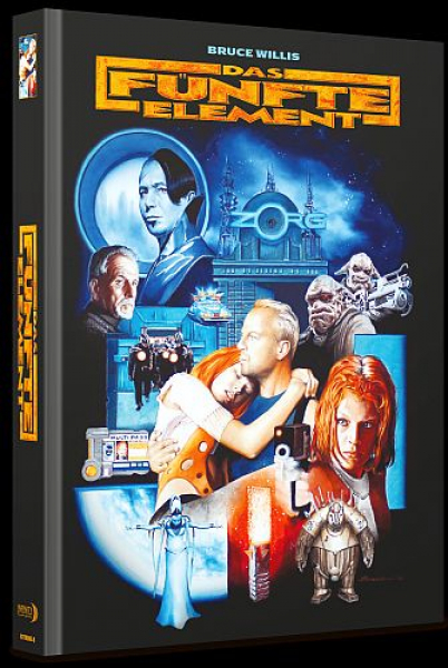 Das fünfte Element - Limited 111 Edition (4K UHD+Blu-ray Disc) - Mediabook - Cover B