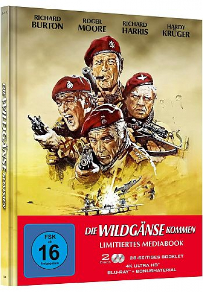 Die Wildgänse kommen  - Limited Edition (4K UHD+Blu-ray Disc) - Mediabook