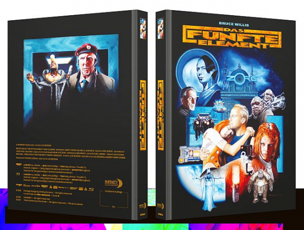 Das fünfte Element - Limited 111 Edition (4K UHD+Blu-ray Disc) - Mediabook - Cover B
