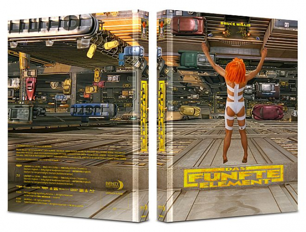 Das fünfte Element - Limited 222 Edition (4K UHD+Blu-ray Disc) - Mediabook - Cover C