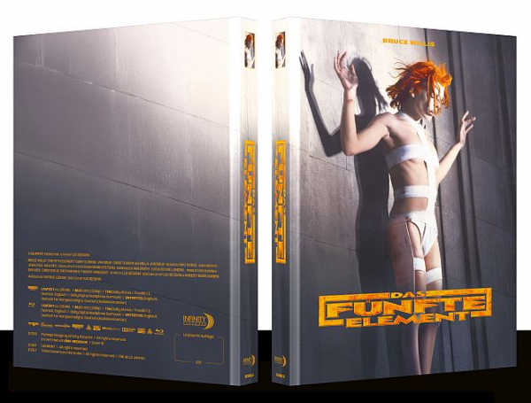 Das fünfte Element - Limited Edition (4K UHD+Blu-ray Disc) - 5x Mediabook Bundle