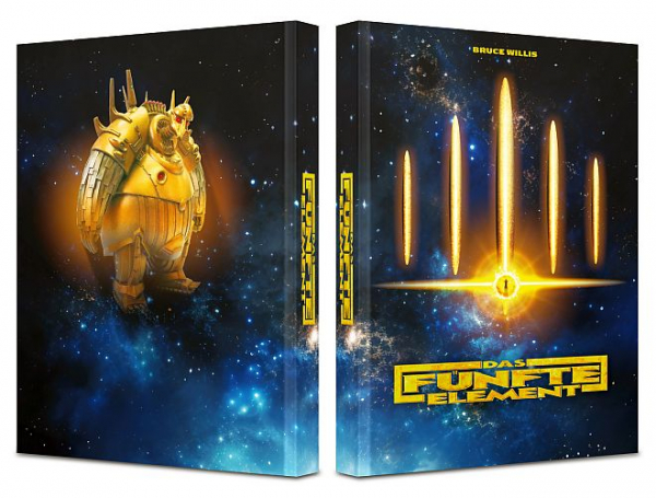 Das fünfte Element - Limited 222 Edition (4K UHD+Blu-ray Disc) - Wattiertes Mediabook - Cover W
