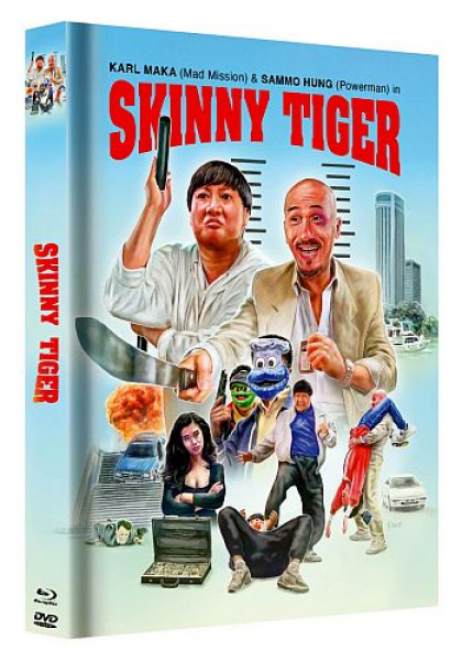 Skinny Tiger - Limited Uncut 222 Edition (DVD+Blu-ray Disc) - Mediabook - Cover A