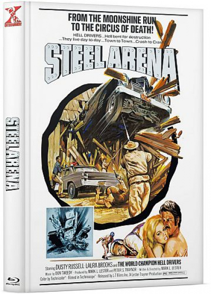 Steel Arena - Der stählernde Tod - Limited 222 Edition (DVD+Blu-ray Disc) - Mediabook - Cover B