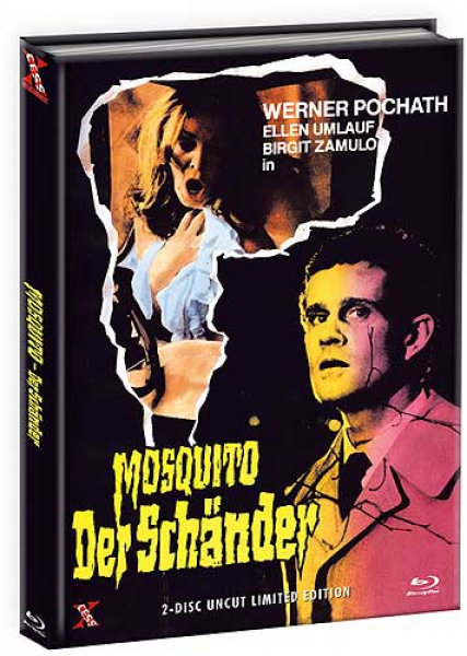 Mosquito - Der Schänder - Limited Uncut 333 Edition (DVD+Blu-ray Disc) - Mediabook - Cover A